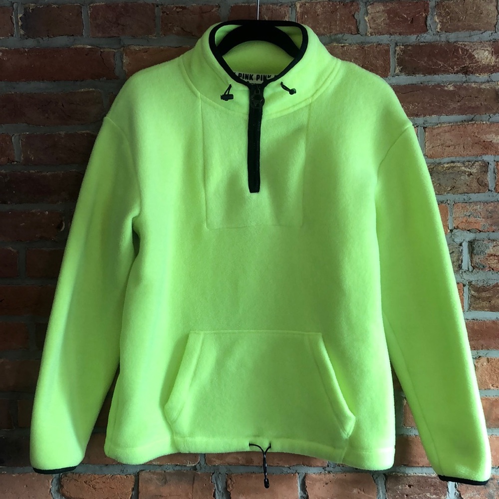 PINK Polar Fleece Half Zip